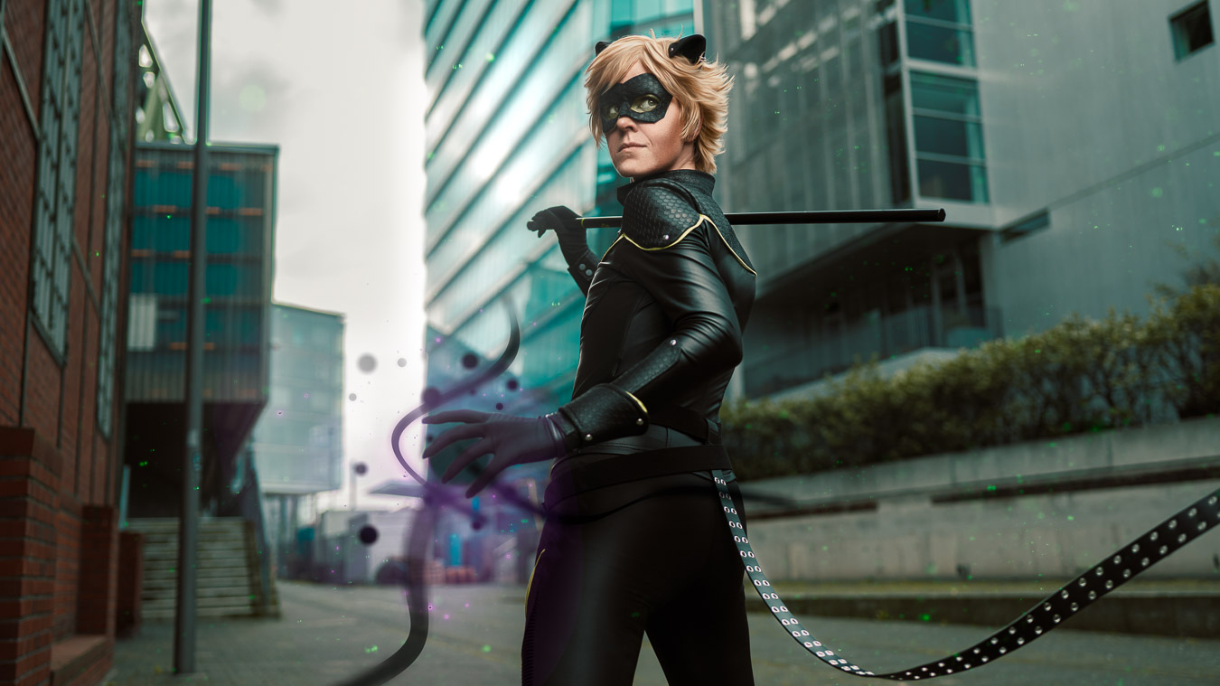 Miraculous Cat Noir Cosplay with Cataclysm | Nuttshell Cosplay